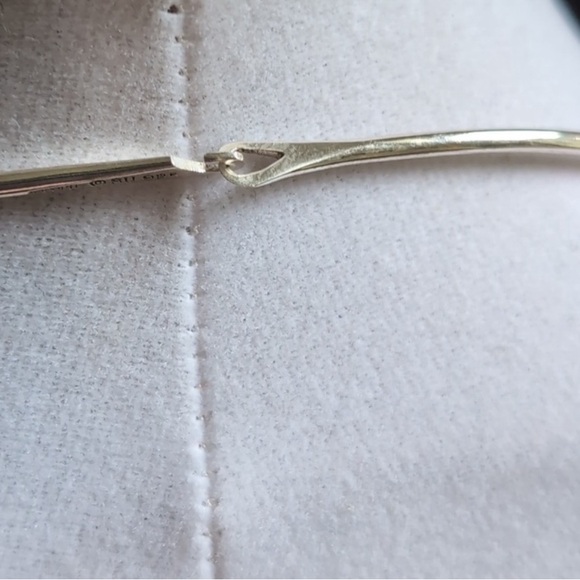 Sterling Silver Mexico Collar Wired Choker Necklace with Heart - Picture 4 of 5